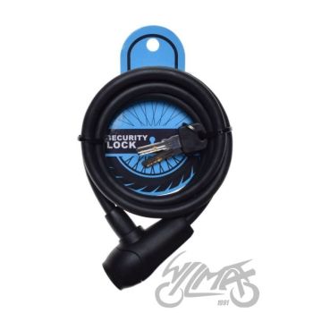 Jalgratta trosslukk 10 x 1500 mm, must