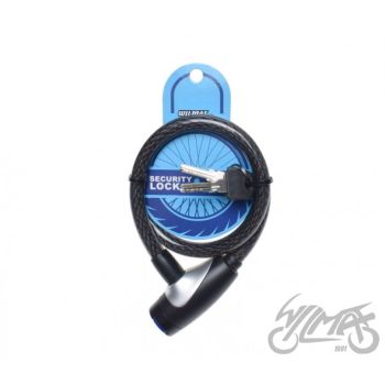 Jalgratta trosslukk 10 x 650 mm, must