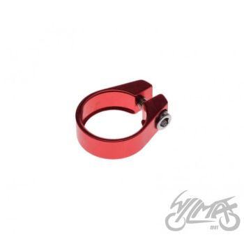 Jalgratta sadula kinnitusklamber 31,8mm, punane