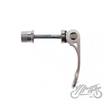 Sadulaklamber jalgrattale, hõbedane