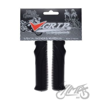 Käepidemed jalgrattale, mustad, 115 mm