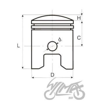 Kolb 63,40mm, 15mm, ATV 200 Kinroad