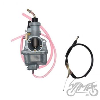 KARBURAATOR LiFan 125/150cc MINI ENDURO KAABLIGA JUHITAV ÕHUSIIBER