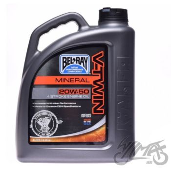 BEL-RAY V-TWIN MINERAALÕLI 4T 20W-50 4L