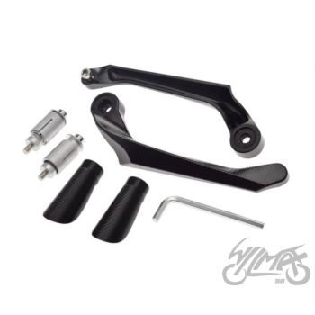 LENKSTANGI KÄEPIDEMETE KAITSE KOMPLEKT BMW S1000R S1000RR C400X C400GT MUST