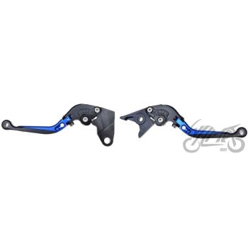 Heeblite komplekt, pidur+sidur CNC painduv, KAWASAKI, sinine