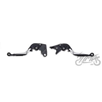 Heeblite komplekt, pidur+sidur CNC painduv, KAWASAKI, hõbedane