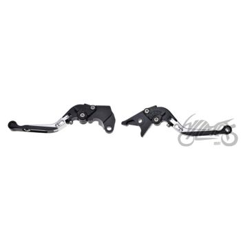 Heeblite komplekt, pidur+sidur CNC painduv, Suzuki, hõbedane