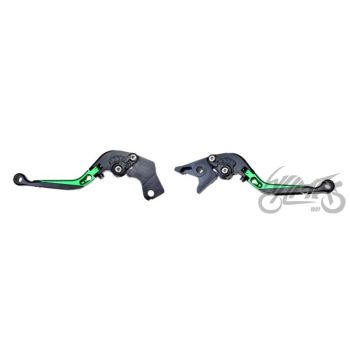 Heeblite komplekt, pidur+sidur CNC painduv, Suzuki, roheline