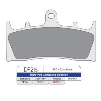 BRAKE PAD KAW/SUZ FRT