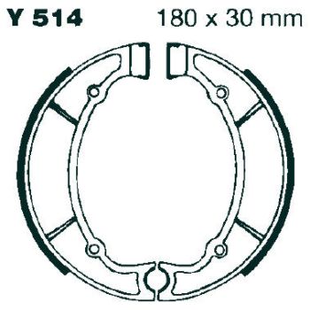 EBC BRAKE SHOE