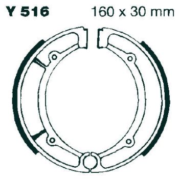 EBC BRAKE SHOE