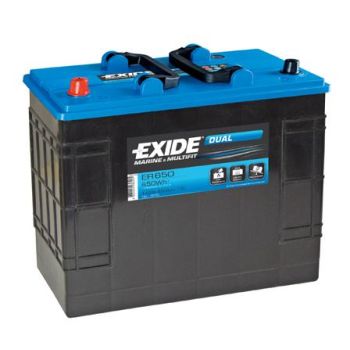 Exide 142ah 650a 350x175x290 exide dual
