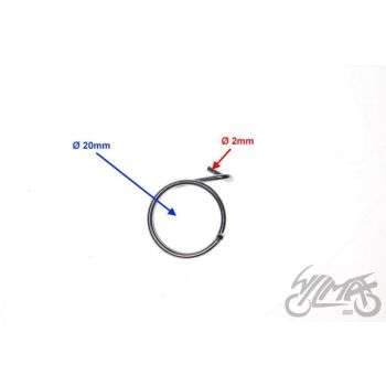 Mootori sidurihoova tagasitõmbe vedru 50-125cc - horis. Lifan / Loncin