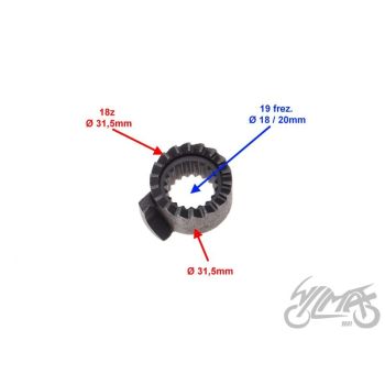 Käivitushoova hammasratas - Minarelli AM6
