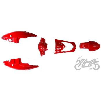 KEREKOMPLEKT, PLASTIKKATTED AGILITY PUNANE