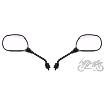 Tahavaatepeegel MS001 M8, must