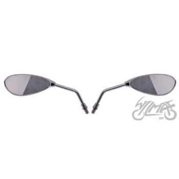 Tahavaatepeegel MP103-1, pisarakujuline, kroomitud Yamaha 8mm