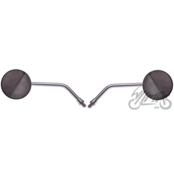 Tahavaatepeegel ümmargune, kroomitud M10 (paar)