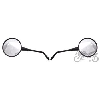 Tahavaatepeegel ümmargune, must M10