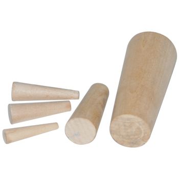 wood cone plugs, 10 pieces