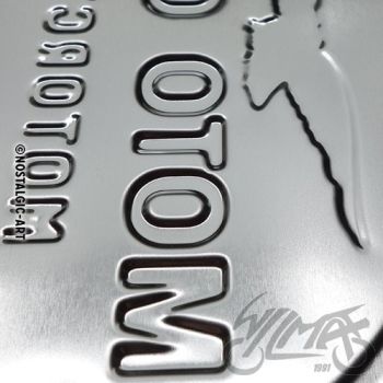 Märk (plekist) 20x30 Moto Guzzi logo