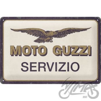 Märk (plekist) 20x30 Moto Guzzi