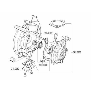 Polini mootori karter Ciao