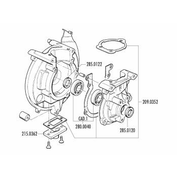 Polini mootori karter SI