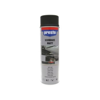 rallye spray paint Presto black matt 500ml