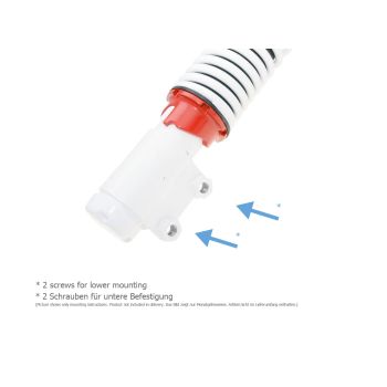 Carbone eesmine amort Sport valge Vespa GTS 125, 150, 300 Super Sport