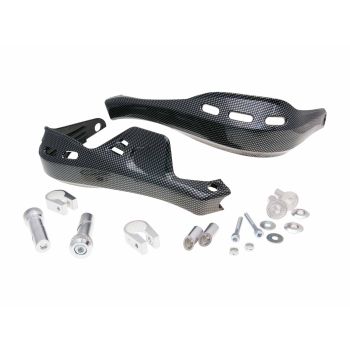 Starmoto Europe'i käekaitsmed/käekaitsmete komplekt süsinikvälimusega 22 mm diameetriga juhtrauale