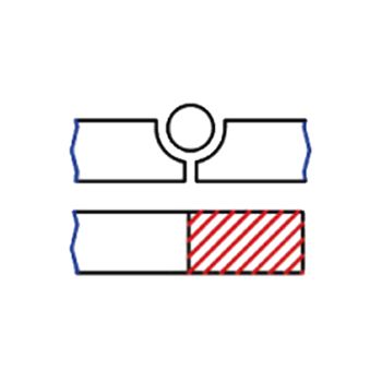 kolvirõngaste komplekt 50cc 40.30x1.2mm kooniline Minarelli AM6 jaoks
