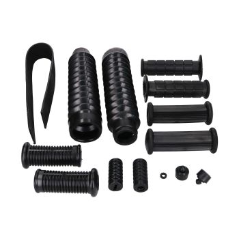 Starmoto Europe raam, käiguvaheti, kick-starter, juhtraud, eesmise kahvli kummist osade komplekt 14-osaline mudelitele Simson S50, S51, S53, S70, S83