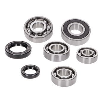 käigukasti laagrikomplekt koos õlitihenditega Hyosung 50cc 2-taktilistele, SB Cab, Supercab, Avanti, SF 50 jaoks