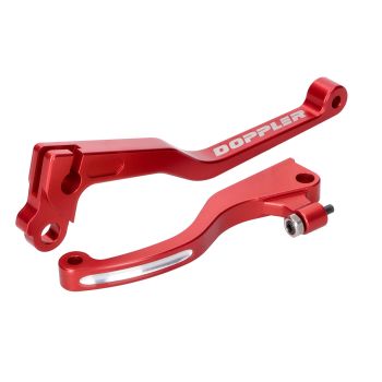 Doppler piduri- ja sidurihoobade komplekt sepistatud CNC punane Senda DRD Pro jaoks