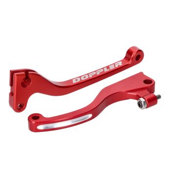 Doppler piduri- ja sidurihoobade komplekt CNC punane Sherco SE, SM 11- (J.Juan piduritega)