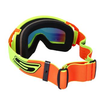 MX kaitseprillid S-Line Scrub fluorestseeruv kollane / punane - iridium kollane