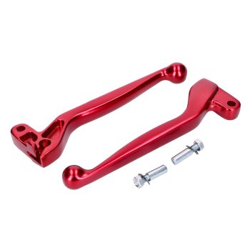 clutch and brake lever ALU Anodized red for Simson S50, S51, S53, S70, S83, SR50, SR80