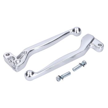 clutch and brake lever ALU Anodized silver for Simson S50, S51, S53, S70, S83, SR50, SR80