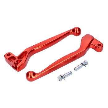 clutch and brake lever ALU Anodized orange for Simson S50, S51, S53, S70, S83, SR50, SR80
