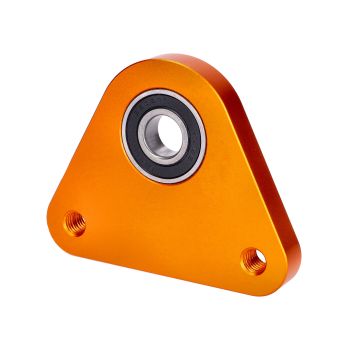 rear wheel bearing plate swiing racing aluminum gold for Piaggio Ciao, Si, Bravo, Boxer