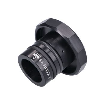 kütusepaagi kork 66Heroes alumiinium must Puch logoga Puch Maxi S, N jaoks