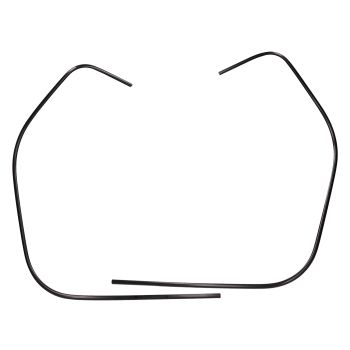 Jalakatte servaliist / helmeskomplekt 1460mm must Vespa GTS 125, GTS HPE 300, GTS Super 125, GTS Super HPE 300, GTV HPE 300 jaoks