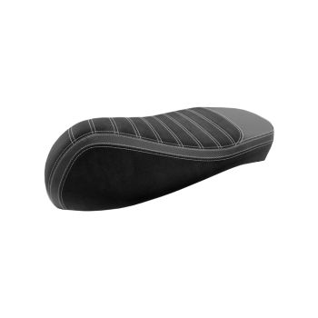 seat cover black, white stitch seam for Vespa GTS 125, 300