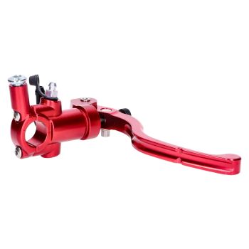 brake pump/brake cylinder front radial red with external brake fluid reservoir for 22mm handlebars