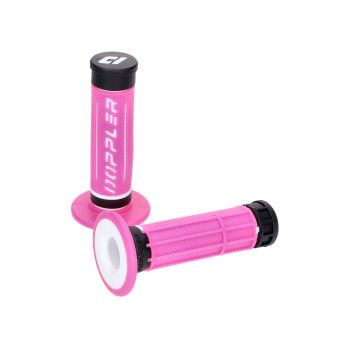 handlebar grips set Doppler Grip 3D pink / white / black