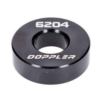 bearing dummy Doppler Alu CNC black for 6204 bearing
