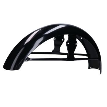 front fender / mudguard with strut, black powder-coated for Simson S50, S51, S70