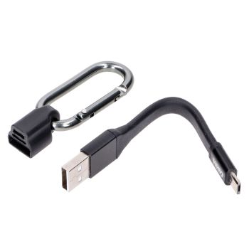 charging cable keychain 10cm USB to Micro USB Plug